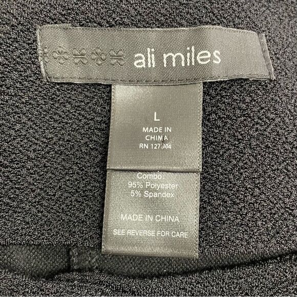 Vintage Ali Miles Lagenlook Ruffle Trim Black & Gold Jacket Topper Size Large - Picture 12 of 15